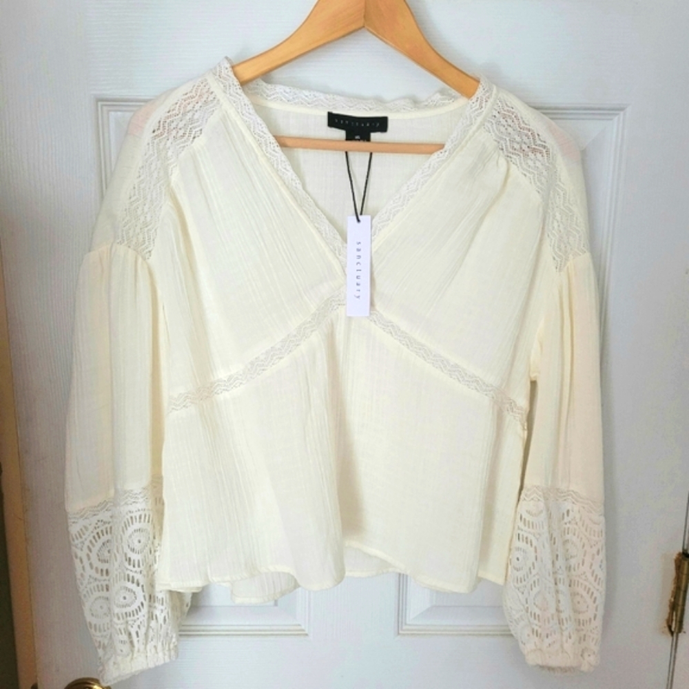 New Sanctuary Boho Top XS